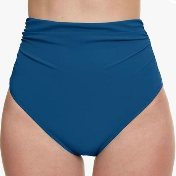 Profile By Gottex Other - Profile By Gottex NWT Sz 16  Petrol Tutti Frutti High Waist Swim Bottom